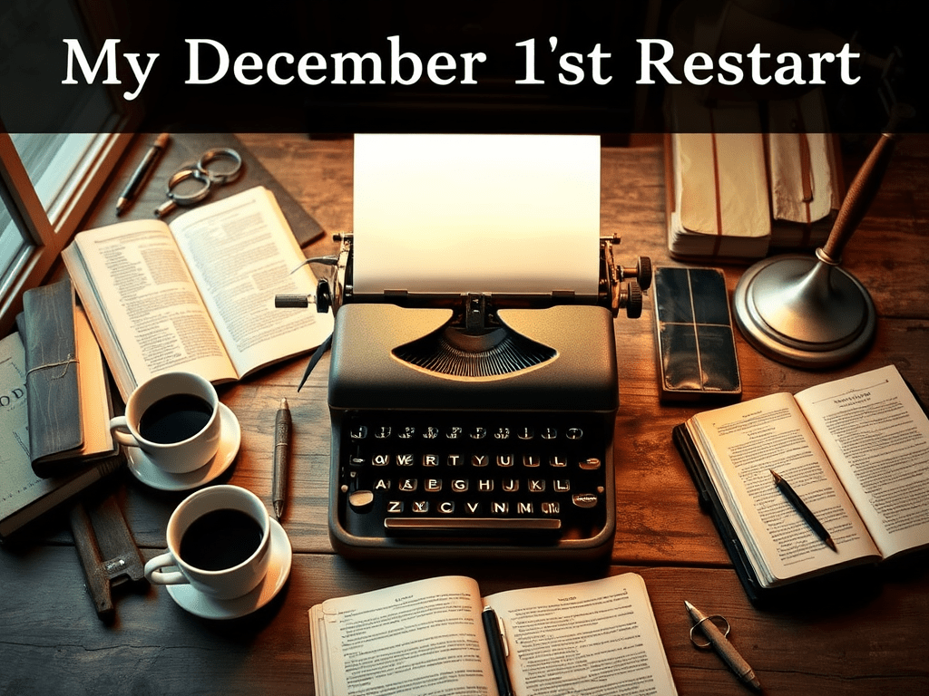 My December 1st Restart